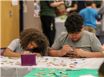 Students drawing